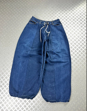 Vintage Hip Hop y2k Super Baggy Balloon Jeans 2000s Japanese style