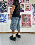Vintage Distressed Hip hop Jorts 2000s