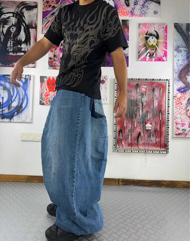 Vintage Hip Hop Balloon y2k Baggy Jeans 00s