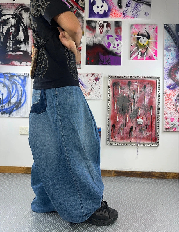 Vintage Hip Hop Balloon y2k Baggy Jeans 00s