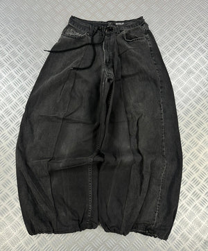Vintage Balloon Parachute y2k Hip Hop Baggy Jeans 2000s Japanese style