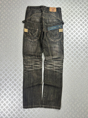 Vintage Y2k Japanese Faded Jeans 2000s