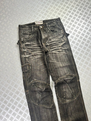 Vintage Y2k Japanese Faded Jeans 2000s