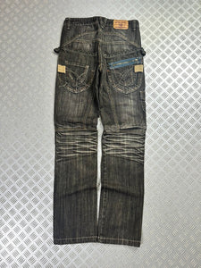 Vintage Y2k Japanese Faded Jeans 2000s