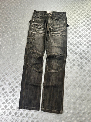 Vintage Y2k Japanese Faded Jeans 2000s