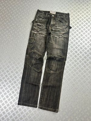 Vintage Y2k Japanese Faded Jeans 2000s