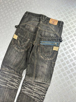 Vintage Y2k Japanese Faded Jeans 2000s