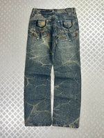 Vintage Hip Hop Faded Baggy Jeans 2000s