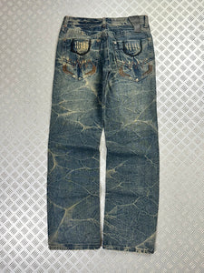 Vintage Hip Hop Faded Baggy Jeans 2000s