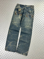 Vintage Hip Hop Faded Baggy Jeans 2000s