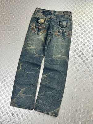 Vintage Hip Hop Faded Baggy Jeans 2000s