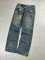 Vintage Hip Hop Faded Baggy Jeans 2000s