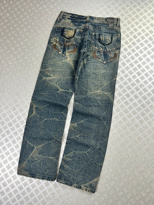 Vintage Hip Hop Faded Baggy Jeans 2000s