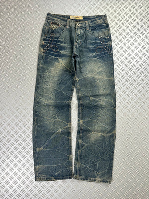Vintage Hip Hop Faded Baggy Jeans 2000s