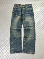 Vintage Hip Hop Faded Baggy Jeans 2000s