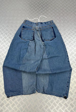 Vintage Hip Hop Balloon Baggy Denim Japanese Jeans 00s