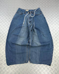 Vintage Hip Hop Balloon Baggy Denim Japanese Jeans 00s
