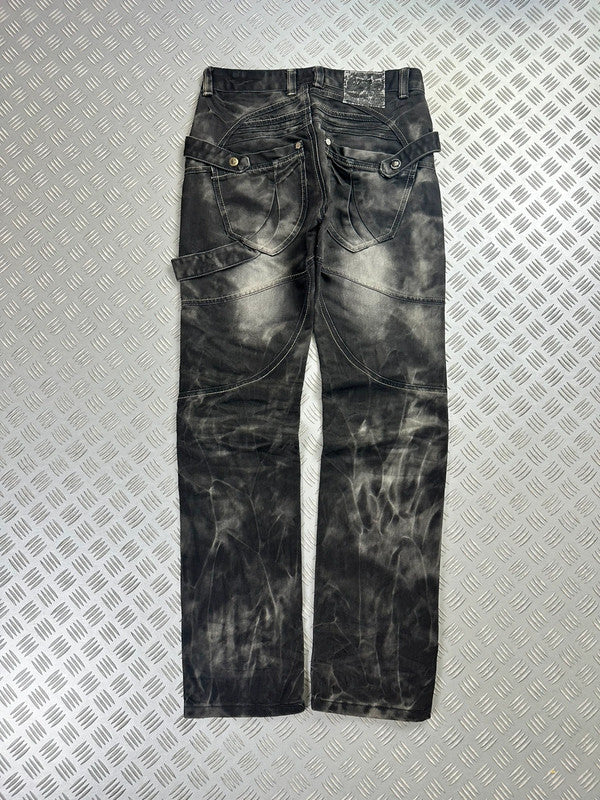 Vintage Flared y2k Japanese denim jeans 00s