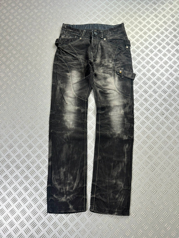 Vintage Flared y2k Japanese denim jeans 00s