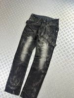 Vintage Flared y2k Japanese denim jeans 00s