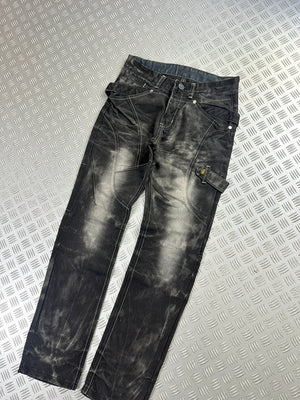 Vintage Flared y2k Japanese denim jeans 00s
