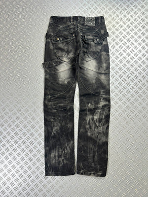 Vintage Flared y2k Japanese denim jeans 00s