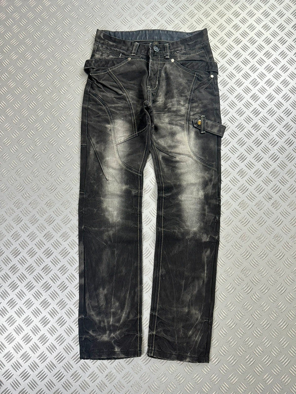 Vintage Flared y2k Japanese denim jeans 00s
