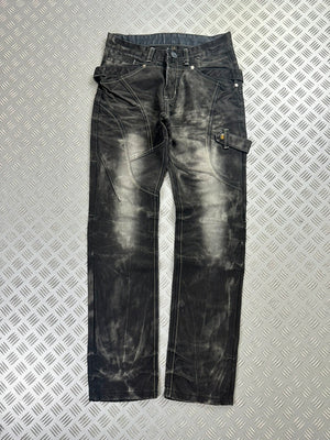 Vintage Flared y2k Japanese denim jeans 00s