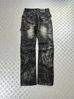 Vintage Flared y2k Japanese denim jeans 00s