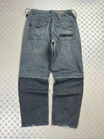 Vintage Fubu collection hip hop parachute baggy jeans 00s
