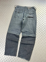 Vintage Fubu collection hip hop parachute baggy jeans 00s