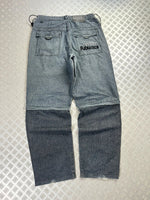 Vintage Fubu collection hip hop parachute baggy jeans 00s