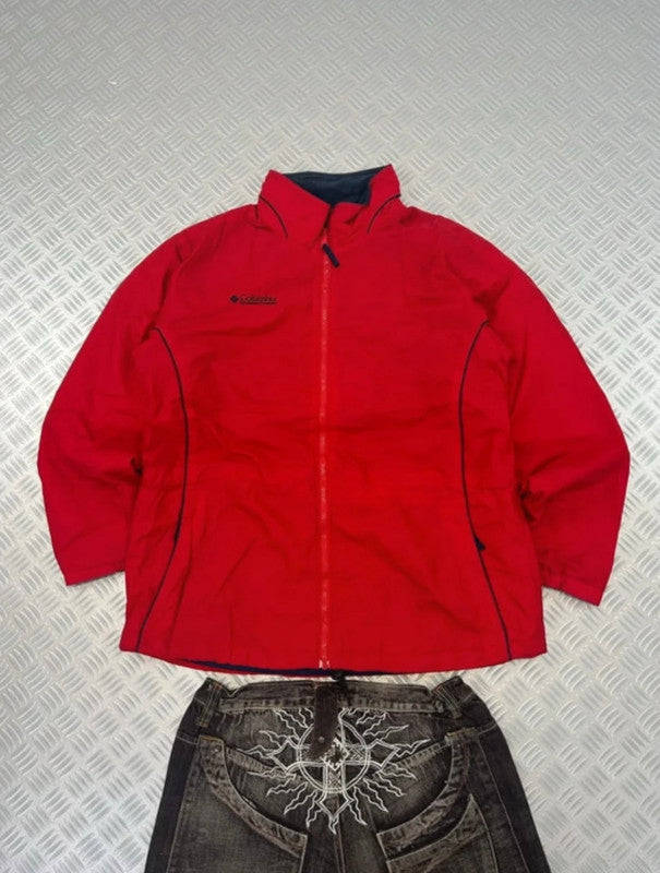 Vintage Red Columbia Full zip Up Jacket 00s