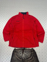 Vintage Red Columbia Full zip Up Jacket 00s