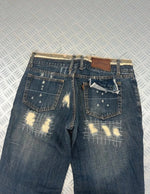 Vintage Distressed y2k japanese jeans 90s