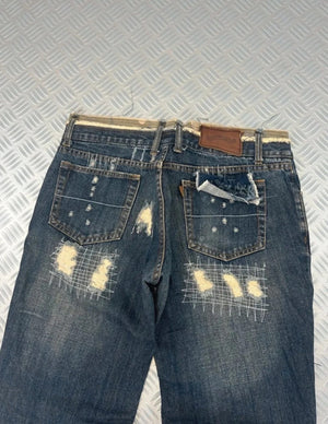 Vintage Distressed y2k japanese jeans 90s