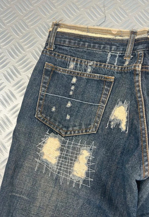 Vintage Distressed y2k japanese jeans 90s