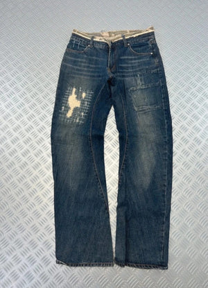 Vintage Distressed y2k japanese jeans 90s