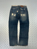 Vintage Distressed y2k japanese jeans 90s