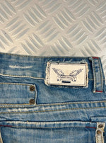 Vintage Robins Jean rockstar made in usa y2k jeans 2000s trap