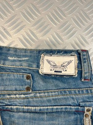 Vintage Robins Jean rockstar made in usa y2k jeans 2000s trap