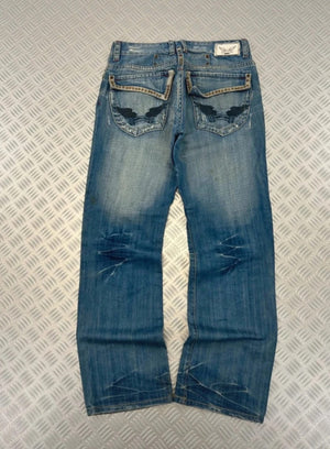 Vintage Robins Jean rockstar made in usa y2k jeans 2000s trap