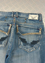 Vintage Robins Jean rockstar made in usa y2k jeans 2000s trap