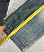 Vintage i2n y2k Japanese Souvenir Sukajan Jeans 2000s karakuri tamashi style