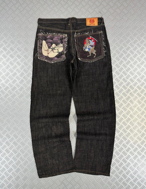 Vintage RMC Hip Hop Denim Y2K Baggy Jeans 2000s rare collection