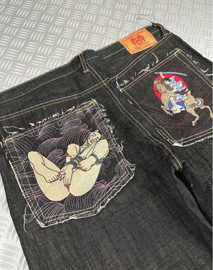 Vintage RMC Hip Hop Denim Y2K Baggy Jeans 2000s rare collection