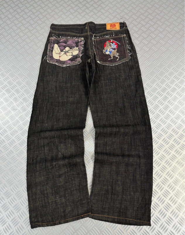 Vintage RMC Hip Hop Denim Y2K Baggy Jeans 2000s rare collection
