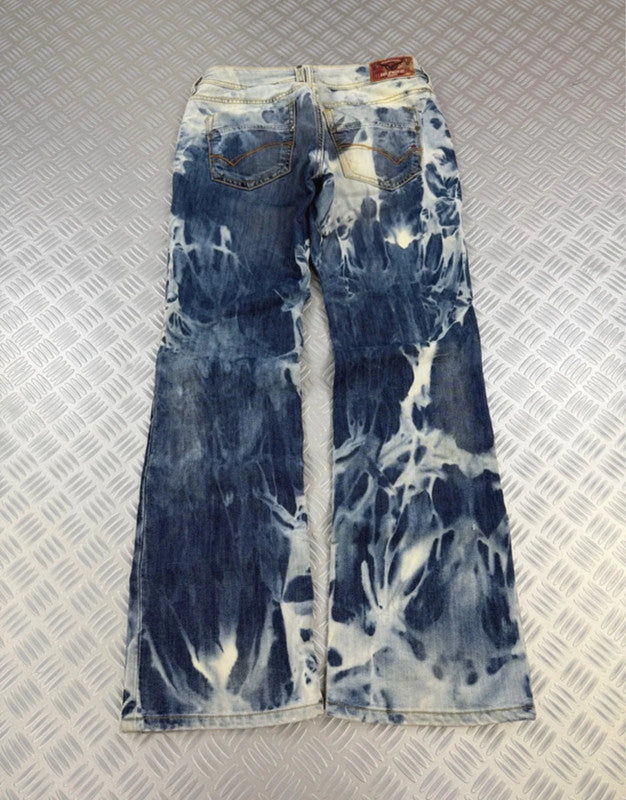 Vintage Avidwash y2k Hip hop Baggy jeans 00s Flared