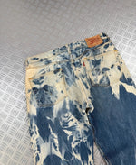 Vintage y2k LEVI’S 501 Hip hop jeans Flared punk rave 2000s style