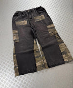 Vintage Hip Hop Patchwork y2k Baggy Jeans 2000s rare piece